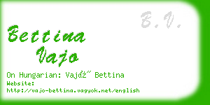 bettina vajo business card